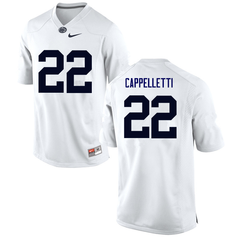 Men Penn State Nittany Lions #22 John Cappelletti College Football Jerseys-White